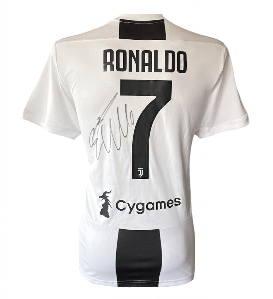 AUTOGRAFO DI CRISTIANO RONALDO MAGLIA STORE JUVENTUS 2020-2021