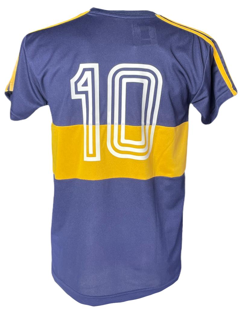 AUTOGRAFO DIEGO ARMANDO MARADONA MAGLIA VINTAGE BOCA JUNIORS 1981-1982